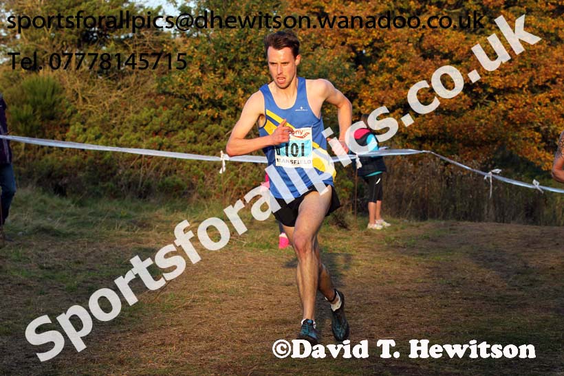 Senior men, National Cross Country Relays, Berry Park, Mansfield. Photo: David T. Hewitson/Sports for All Pics